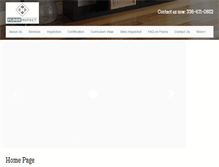 Tablet Screenshot of floorinspect.com